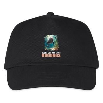 Seekuh Dugongs Dugong - Kinder Basecap - Schwarz - Vorne