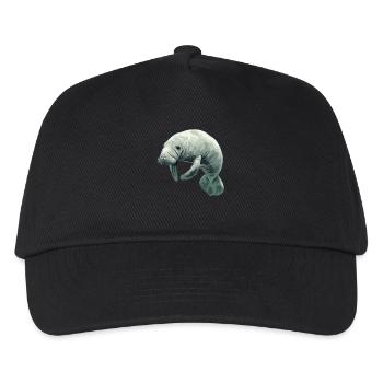 Seekuh Manatees Manatee - Kinder Basecap - Schwarz - Vorne