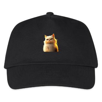 Perserkatze Perser Katze Persian Cat Süße Katzen - Kinder Basecap - Schwarz - Vorne