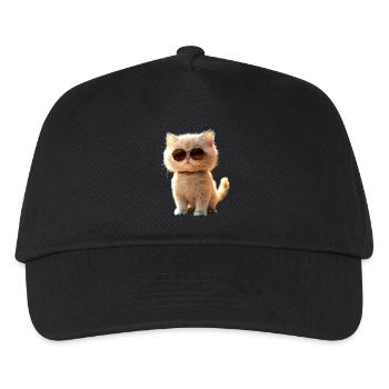 Perserkatze Perser Katze Persian Cat Süße Katzen - Kinder Basecap - Schwarz - Vorne