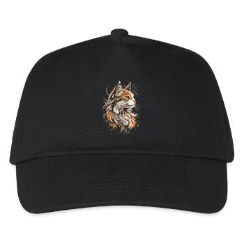 Perserkatze Perser Katze Persian Cat Süße Katzen - Kinder Basecap - Schwarz - Vorne