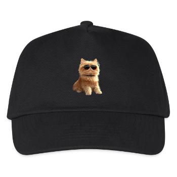 Perserkatze Perser Katze Persian Cat Süße Katzen - Kinder Basecap - Schwarz - Vorne
