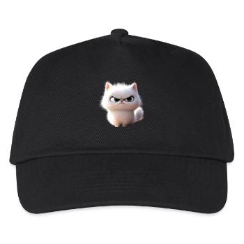 Perserkatze Perser Katze Persian Cat Süße Katzen - Kinder Basecap - Schwarz - Vorne