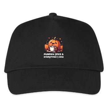 Pumpkin spice and everythings nice - Kids’ Baseball Cap - black - Front
