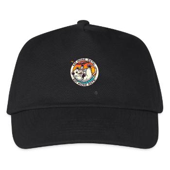 Eat More Rats: Advice from the Merry Opossum - Kids’ Baseball Cap - black - Front
