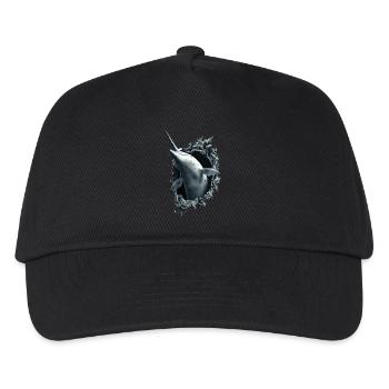 Narval - Casquette de baseball Enfant - noir - Devant