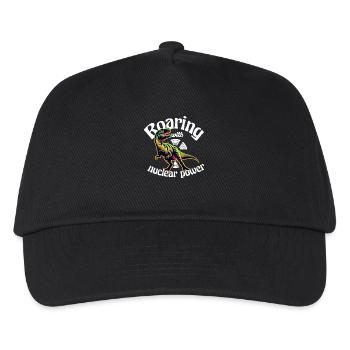 Roaring With Nuclear Power Dino Nuclear - Kids’ Baseball Cap - black - Front