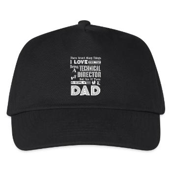 Technical Director Technical Director Dad - Kids’ Baseball Cap - black - Front