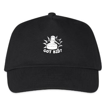 Auctioneer Got Bid - Kids’ Baseball Cap - black - Front