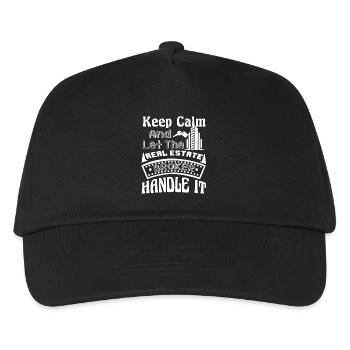 Let Real Estate Broker Handle It - Kids’ Baseball Cap - black - Front