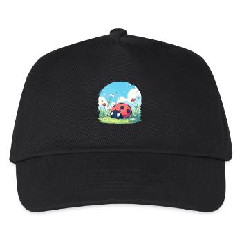 Ladybug Marienkäfer - Kids’ Baseball Cap - black - Front