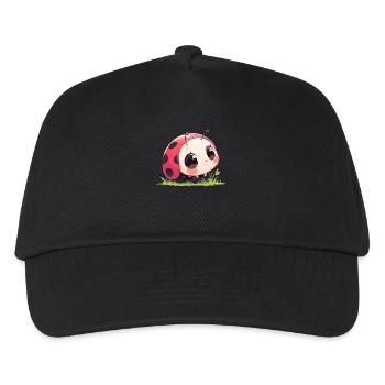 Ladybug Marienkäfer - Kids’ Baseball Cap - black - Front