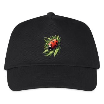Ladybug Marienkäfer - Kids’ Baseball Cap - black - Front