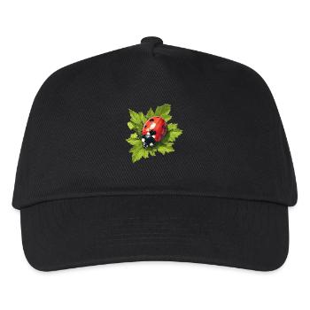 Ladybug Marienkäfer - Kids’ Baseball Cap - black - Front