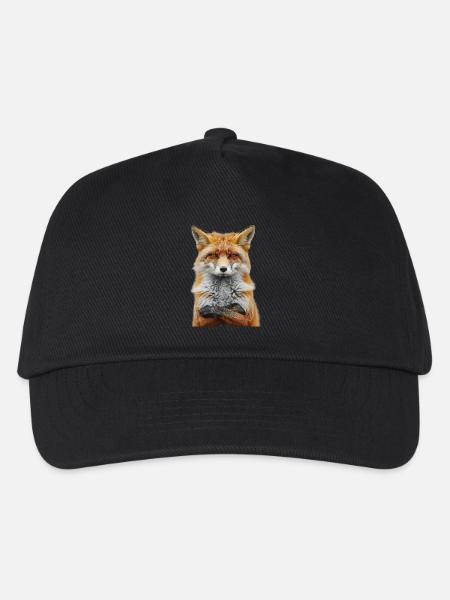 Fuchs - Kinder Basecap - Schwarz