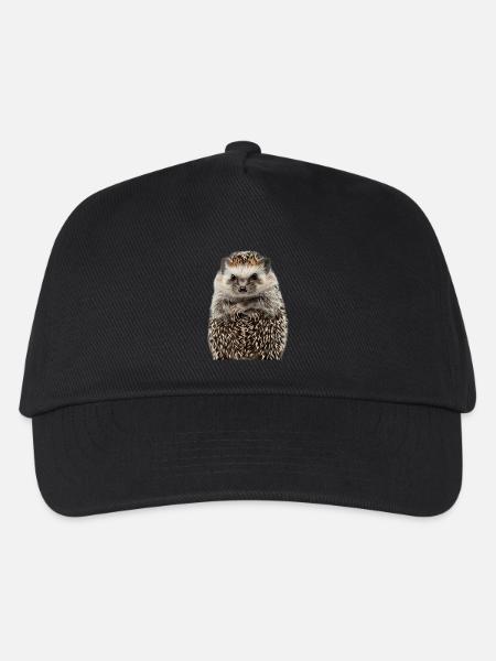 Igel - Kinder Basecap - Schwarz