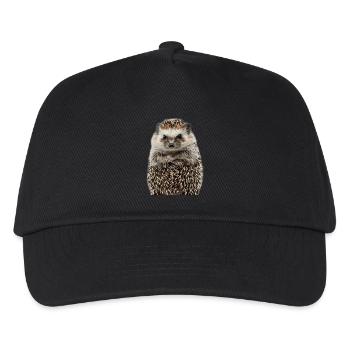 Hedgehog - Kids’ Baseball Cap - black - Front