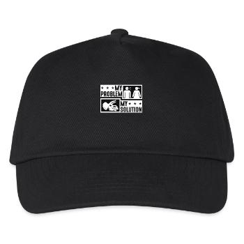 Paleontologist My Problem My Pictogram Mom Dad - Kids’ Baseball Cap - black - Front
