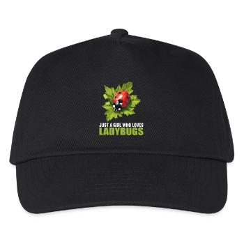Ladybug Marienkäfer - Kids’ Baseball Cap - black - Front