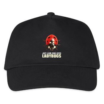Ladybug Marienkäfer - Kids’ Baseball Cap - black - Front