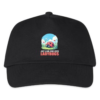 Ladybug Marienkäfer - Kids’ Baseball Cap - black - Front