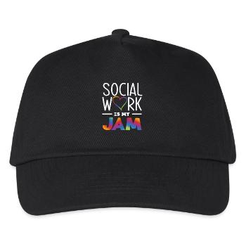 Soziale Arbeit Ist Mein Ding - Kinder Basecap - Schwarz - Vorne