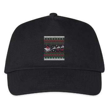 Funny Audio Engineer Christmas - Kids’ Baseball Cap - black - Front