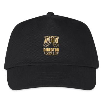 Director Director Director - Kids’ Baseball Cap - black - Front