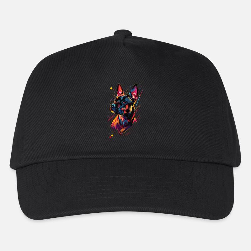 Hund - Kinder Basecap - Schwarz