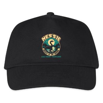 Loch Ness Monster 1933 Legendary Cryptid Scotland - Kids’ Baseball Cap - black - Front