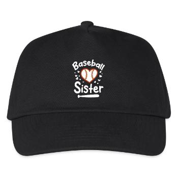 Baseball Sports Joueur de baseball Lanceur Receveur États-Unis - Casquette de baseball Enfant - noir - Devant