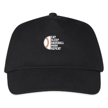 Baseball Sports Baseball Player Pitcher Catcher USA - Kids’ Baseball Cap - black - Front