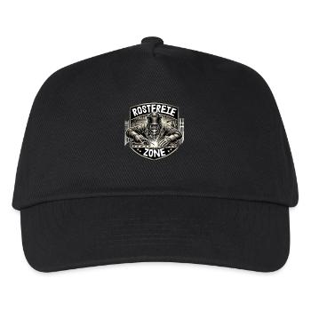 Rostfreie Zone - Kinder Basecap - Schwarz - Vorne