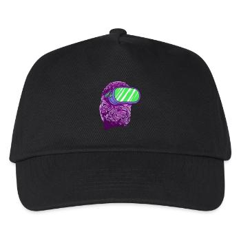 Antiker Gott Griechische Mittelmäßige Mythologie - Kinder Basecap - Schwarz - Vorne