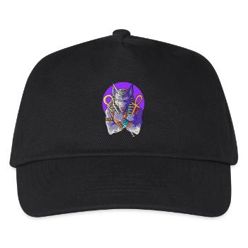 Hiéroglyphes Anubis Mythologie égyptienne - Casquette de baseball Enfant - noir - Devant