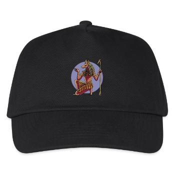 Hieroglyphen König Tut Ägyptische Mythologie - Kinder Basecap - Schwarz - Vorne