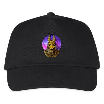 Hiéroglyphes Anubis Mythologie égyptienne - Casquette de baseball Enfant - noir - Devant