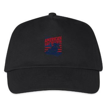 American flat track biker - Kids’ Baseball Cap - black - Front