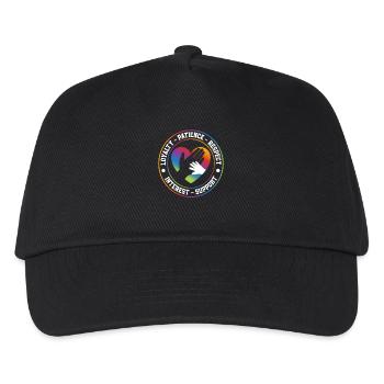 Loyalty Patience Respect Interest Support - Kids’ Baseball Cap - black - Front
