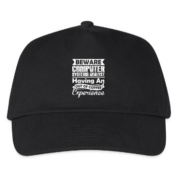 Funny Computer Systems Analyst - Kids’ Baseball Cap - black - Front