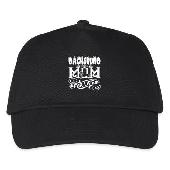 Dachshund Dachshund Mom Fur Life - Kids’ Baseball Cap - black - Front