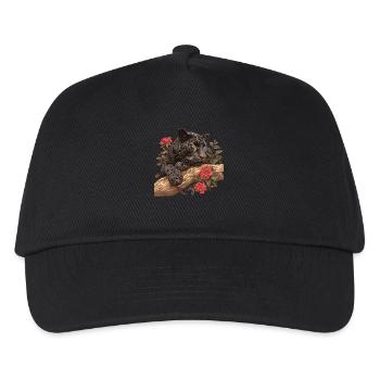 Panthères Panthère - Casquette de baseball Enfant - noir - Devant