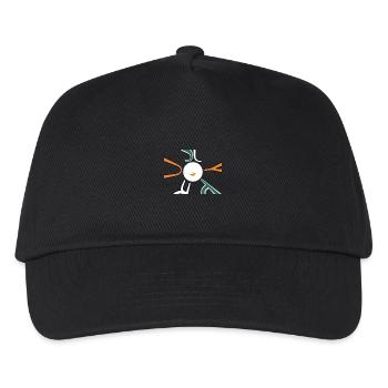 Zypern Flagge Nikosia - Kinder Basecap - Schwarz - Vorne