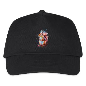 Écureuil - Casquette de baseball Enfant - noir - Devant