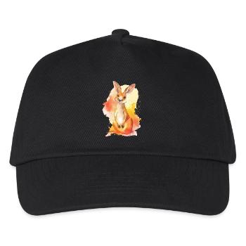 Kangaroo - Kids’ Baseball Cap - black - Front