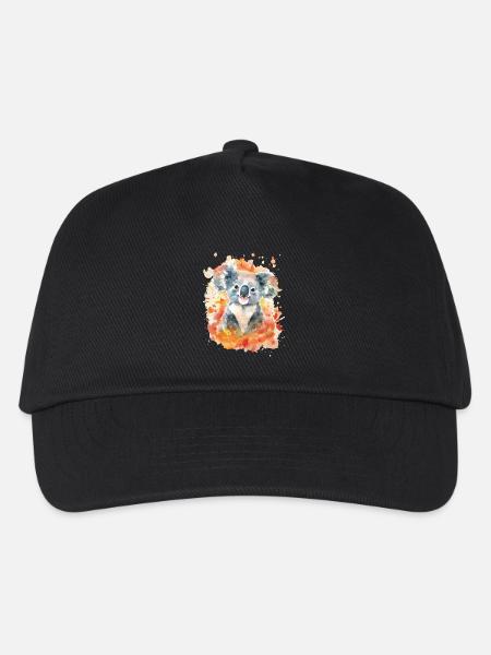 Koala - Kinder Basecap - Schwarz