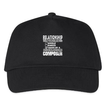 Composer Composer Relationship Status - Kids’ Baseball Cap - black - Front