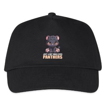 Panthères Panthère - Casquette de baseball Enfant - noir - Devant