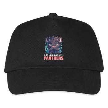 Panthères Panthère - Casquette de baseball Enfant - noir - Devant