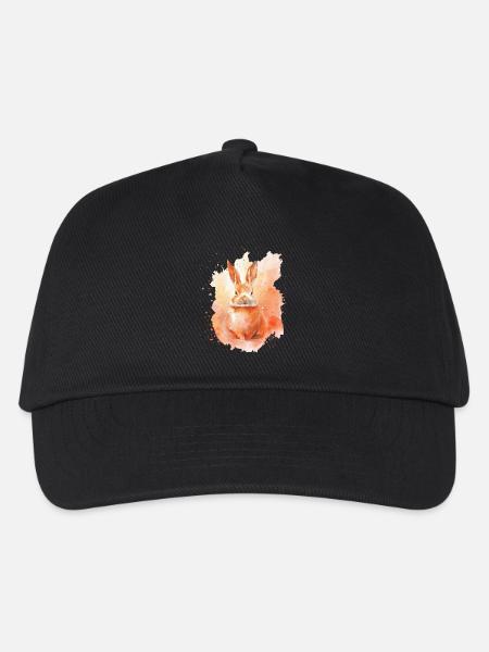 Kaninchen - Kinder Basecap - Schwarz